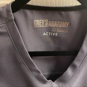 Gray Healing Hands Gray Active Scrub Top
